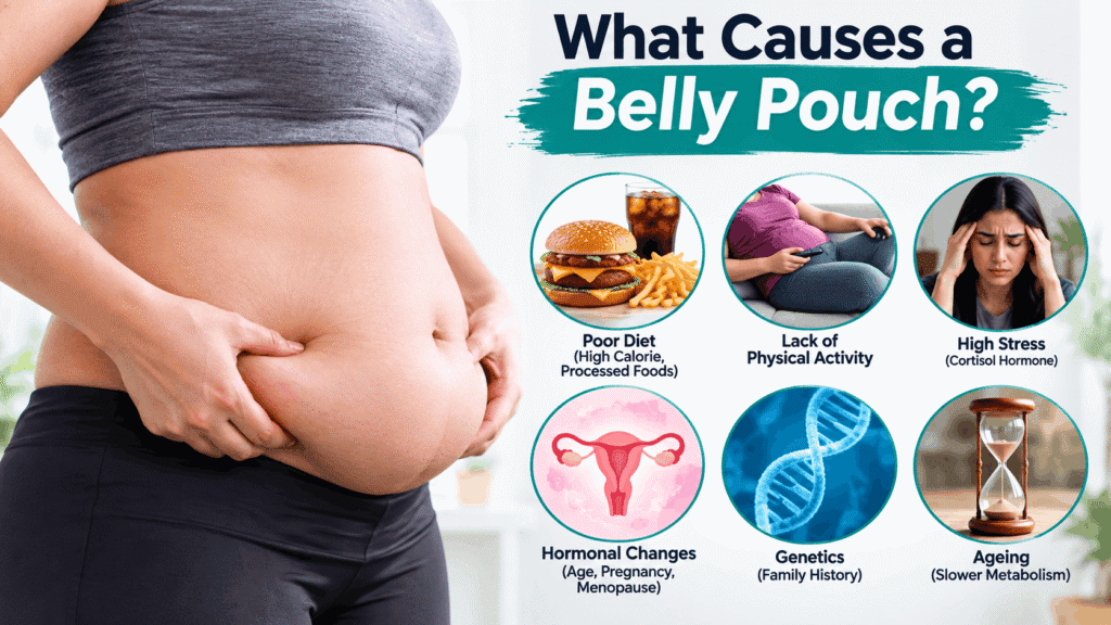What Causes a Belly Pouch