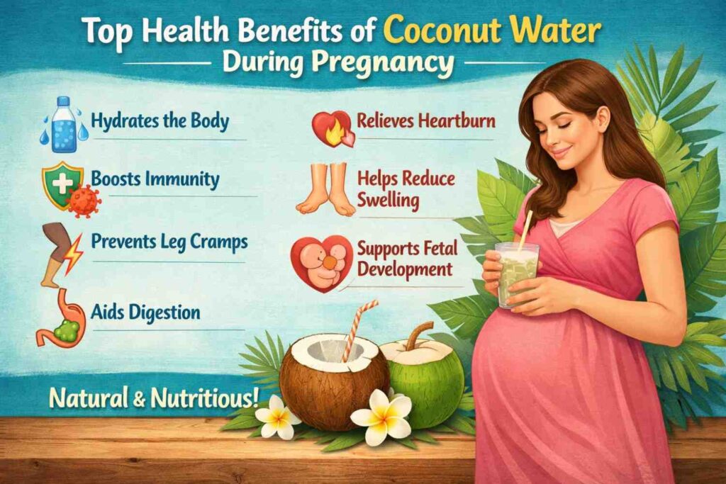 Coconut water benefits for pregnant women