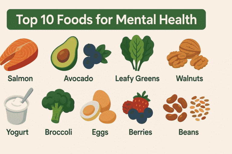 Top 10 Foods for Mental Health