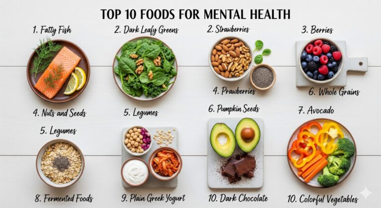 Top 10 Foods for Mental Health