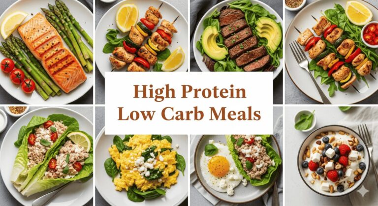High Protein Low Carb Meals