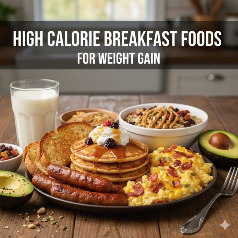 high calorie breakfast foods for weight gain
