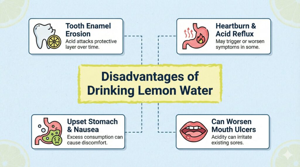 Disadvantages of Drinking Lemon Water 2