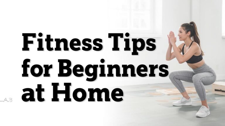 Fitness Tips for Beginners at Home