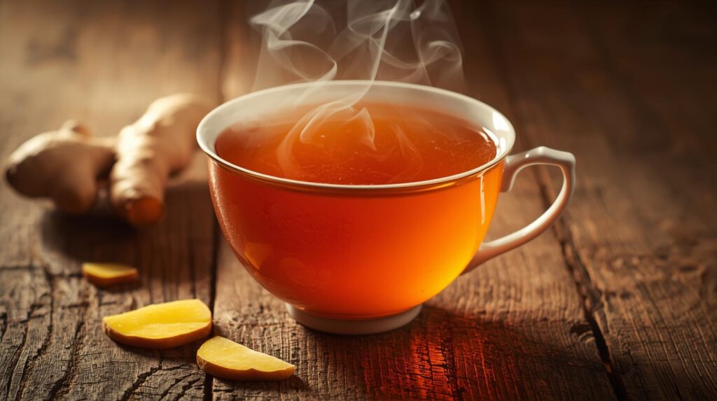 hot ginger tea