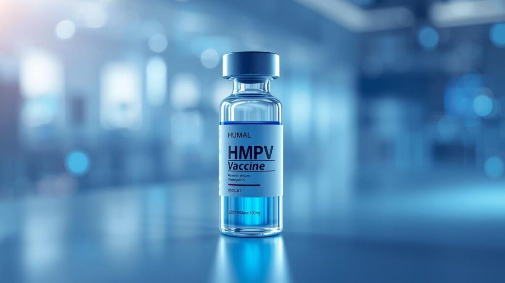 Vaccine vial with blue liquid