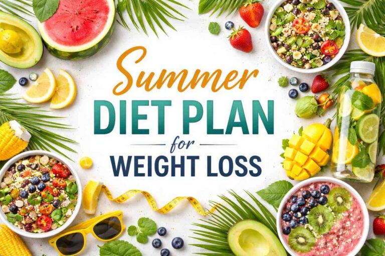 Colorful summer diet plan for weight loss