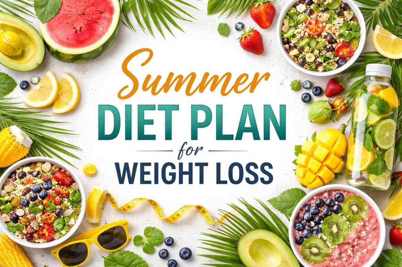 Colorful summer diet plan for weight loss