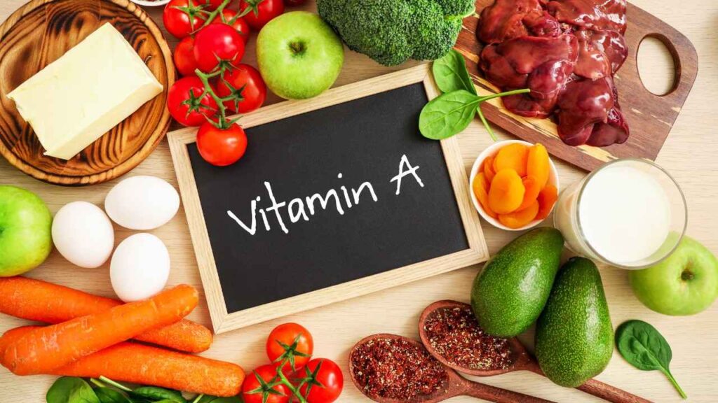 Healthy foods rich in Vitamin A