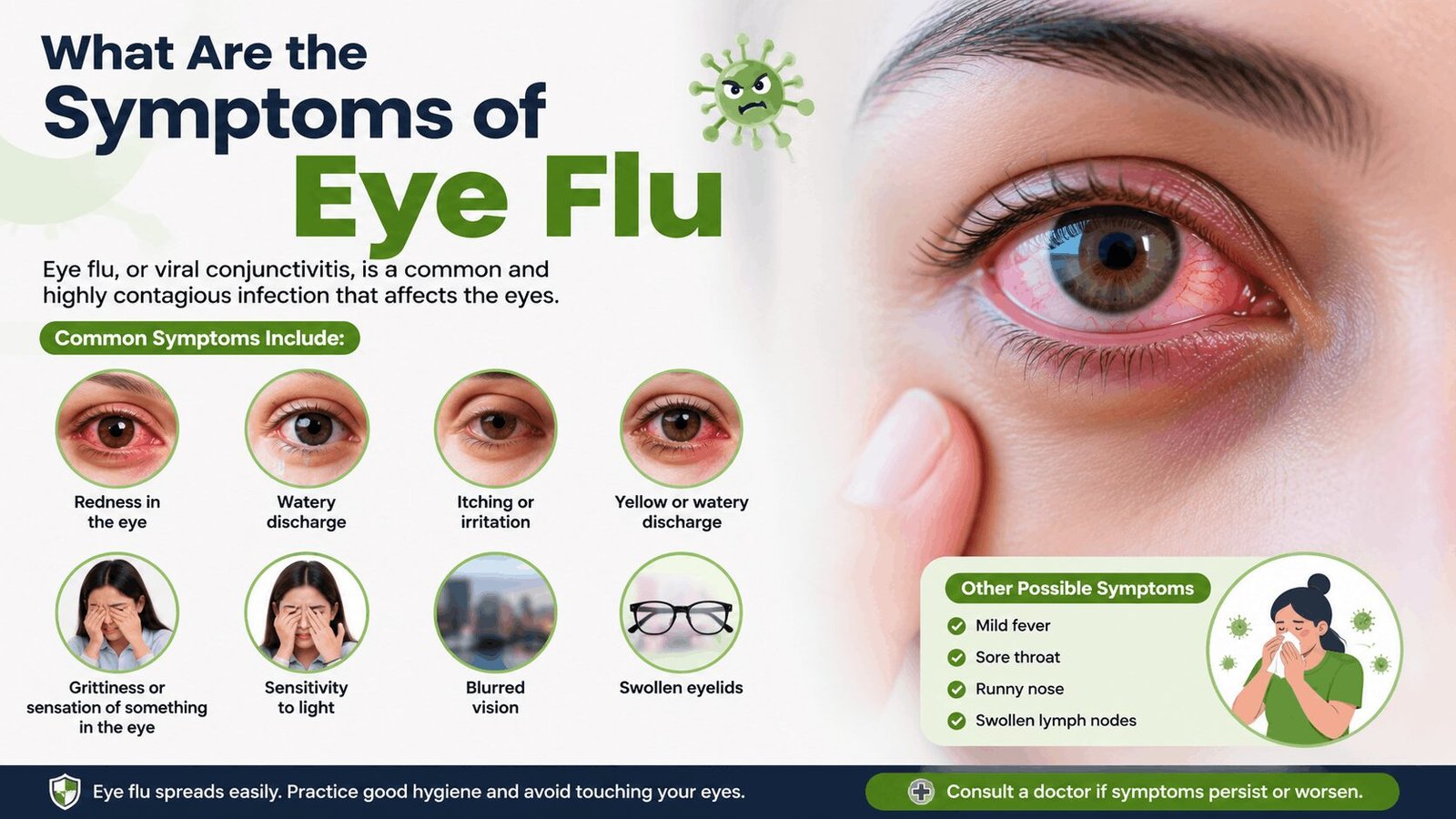 What Are the Symptoms of Eye Flu 1