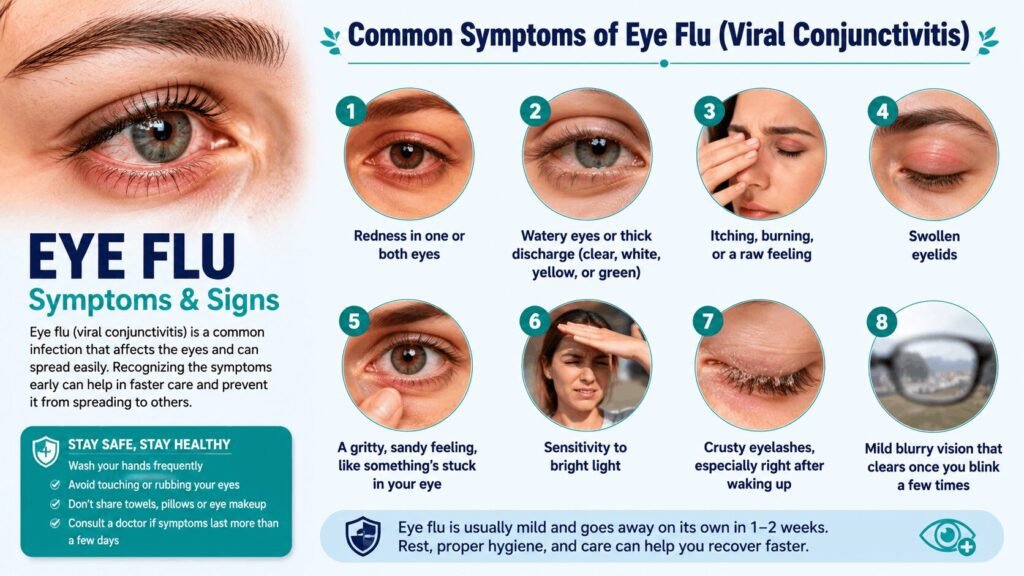What Are the Symptoms of Eye Flu
