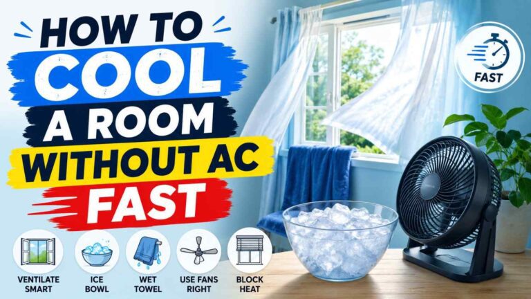 How to Cool a Room Without AC Fast