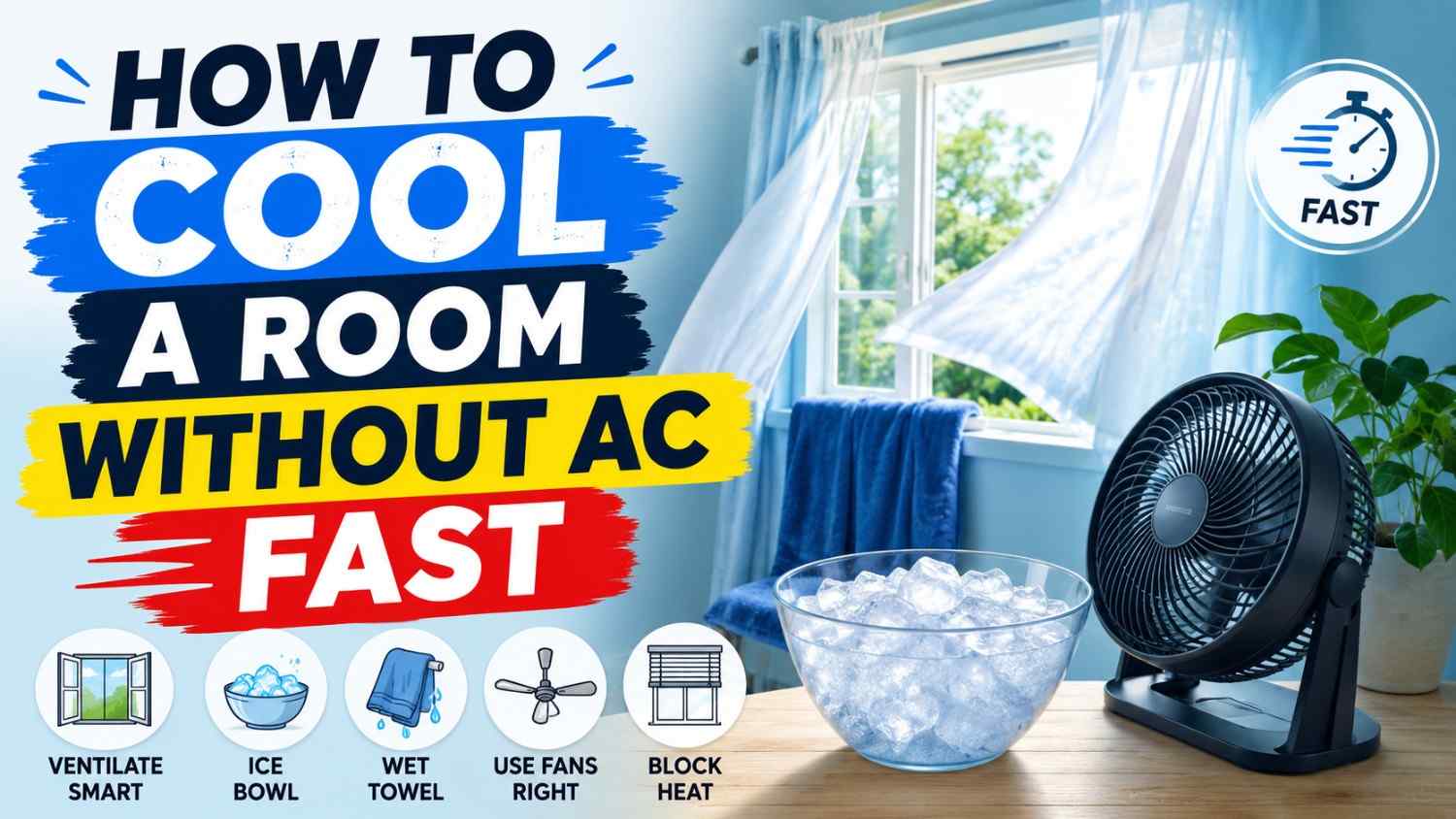 How to Cool a Room Without AC Fast