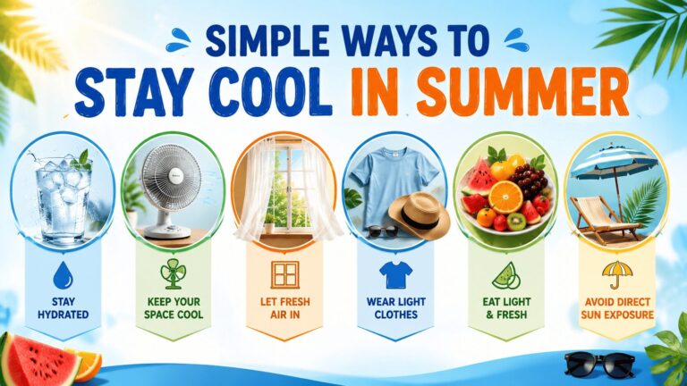 Simple Ways to Stay Cool in Summer 1