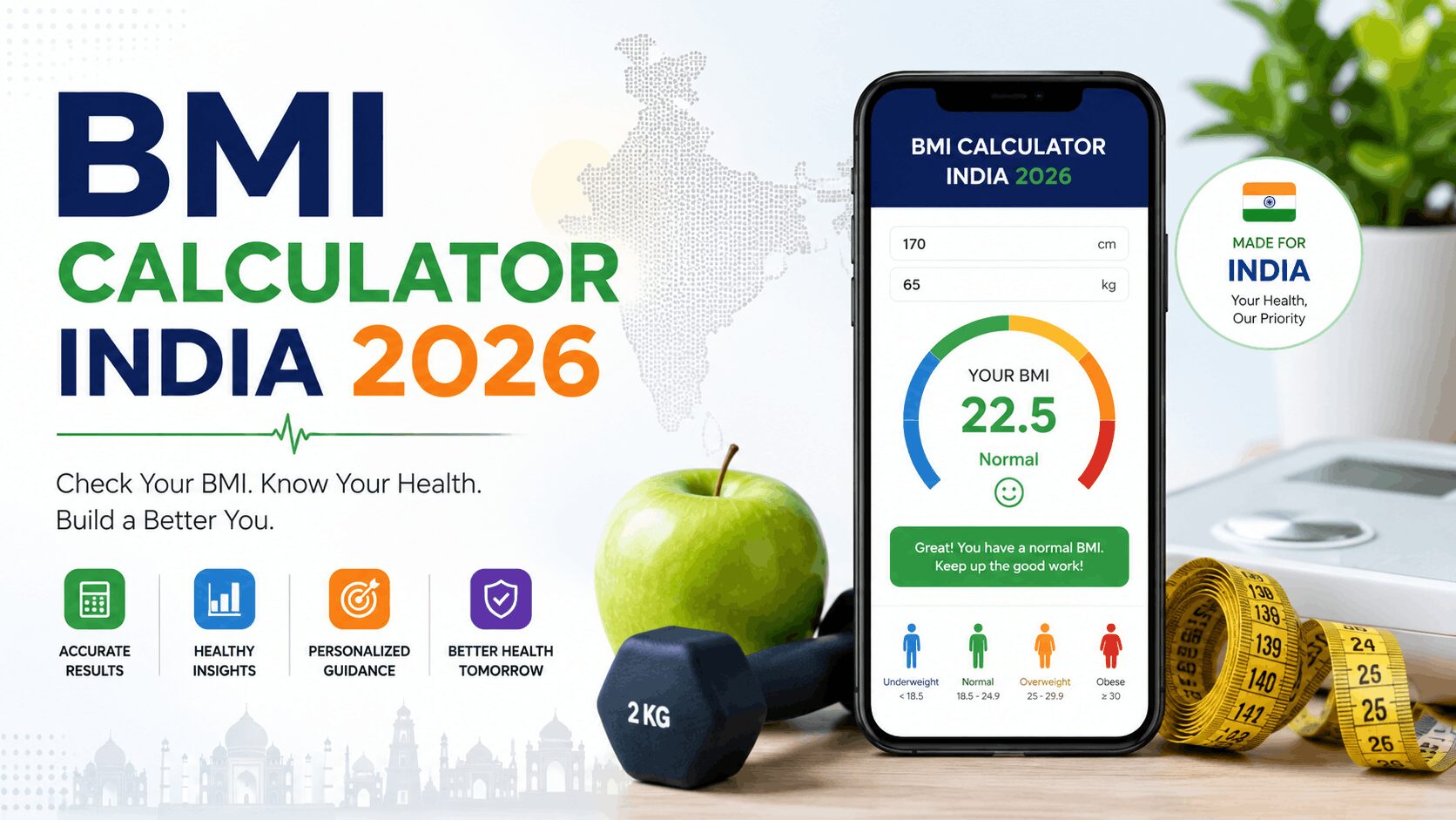 BMI Calculator India 2026 1