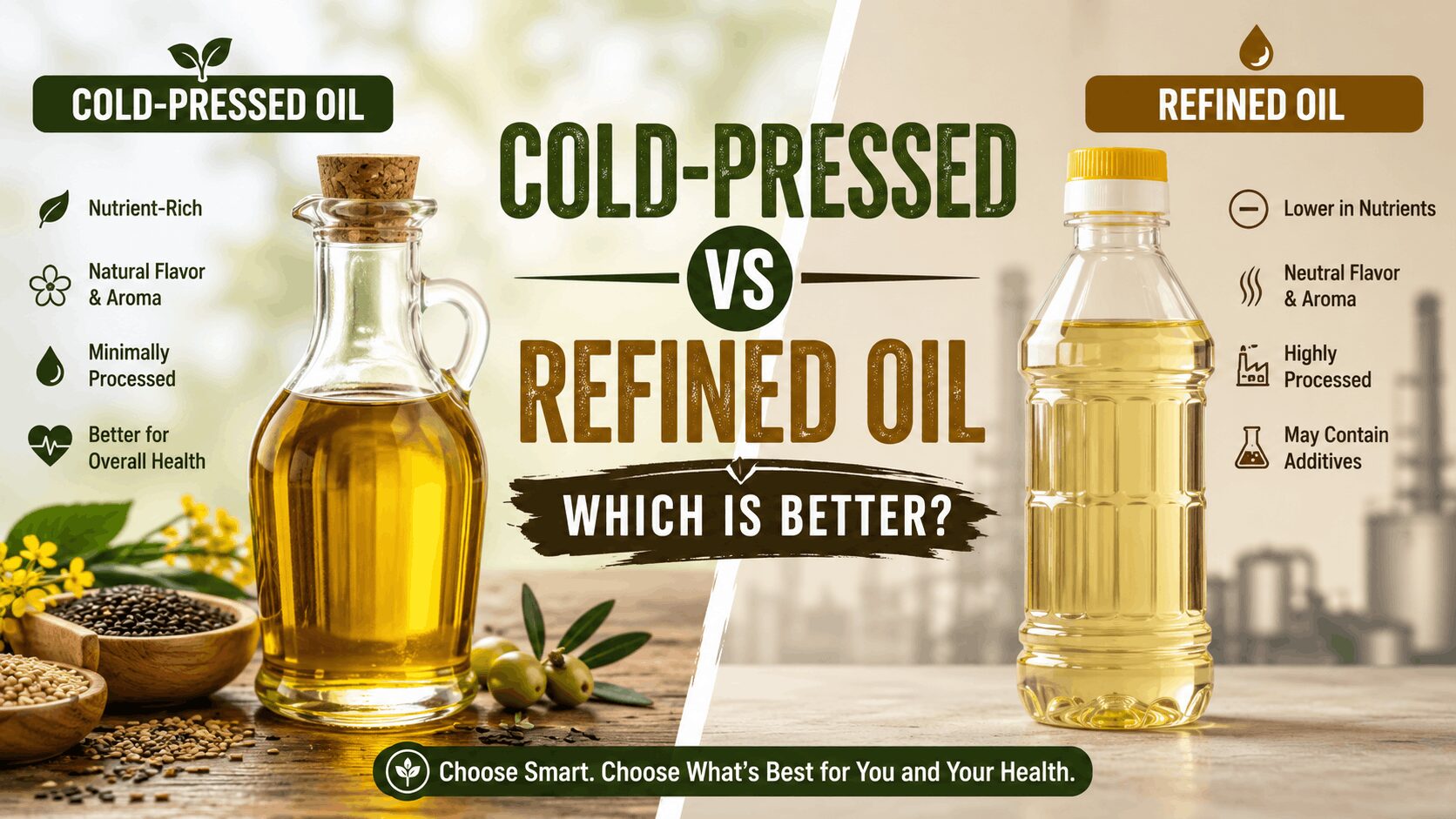 Cold Pressed vs Refined Oil Which Is Better
