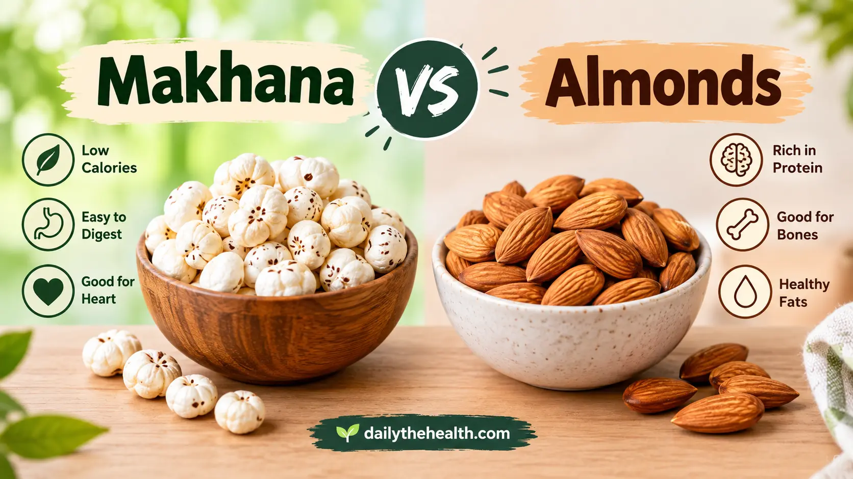 Makhana vs Almonds