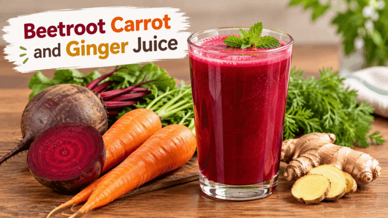 beetroot carrot and ginger juice