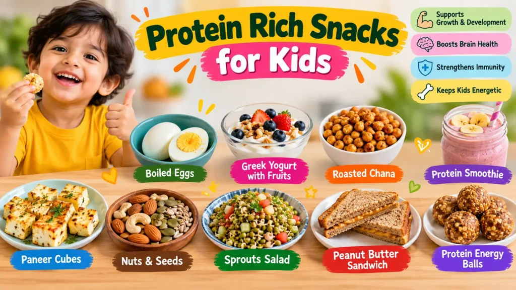 protein rich snacks for kids