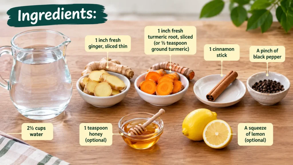How to Make Tea Turmeric Ginger Cinnamon at Home