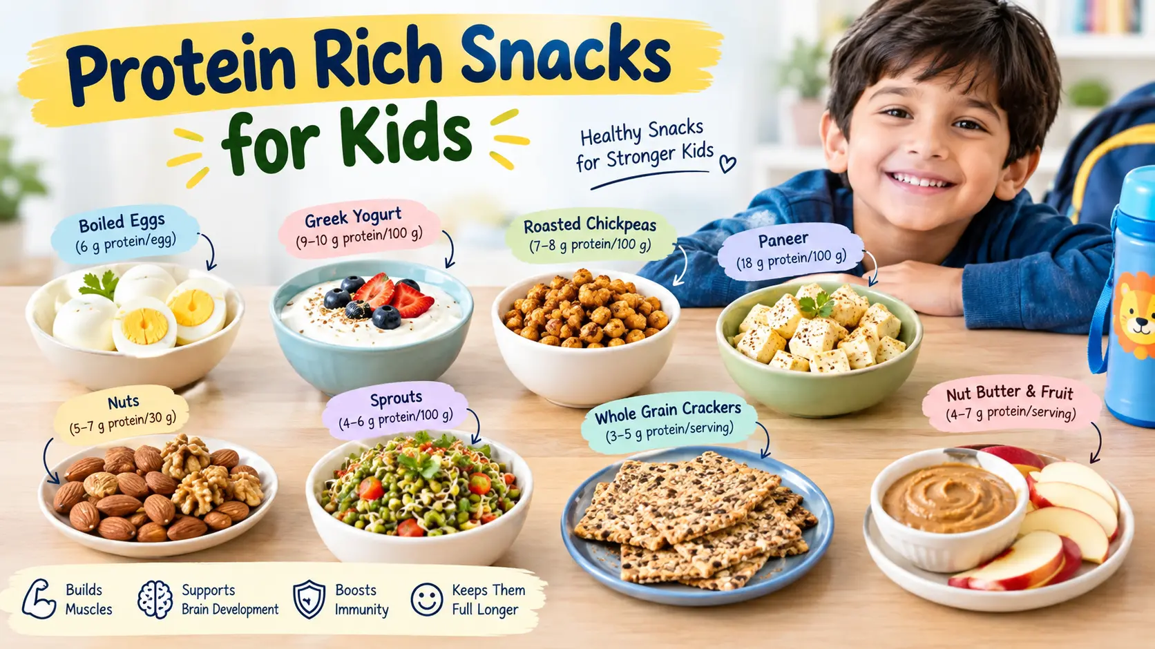 Protein Rich Snacks for Kids