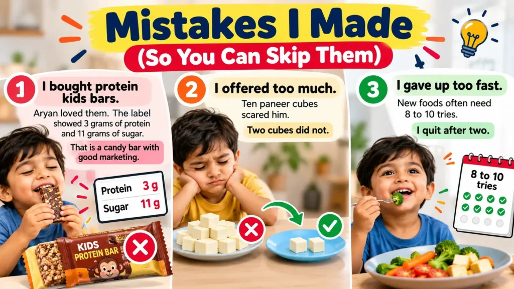 mistakes i made during protein rich snacks