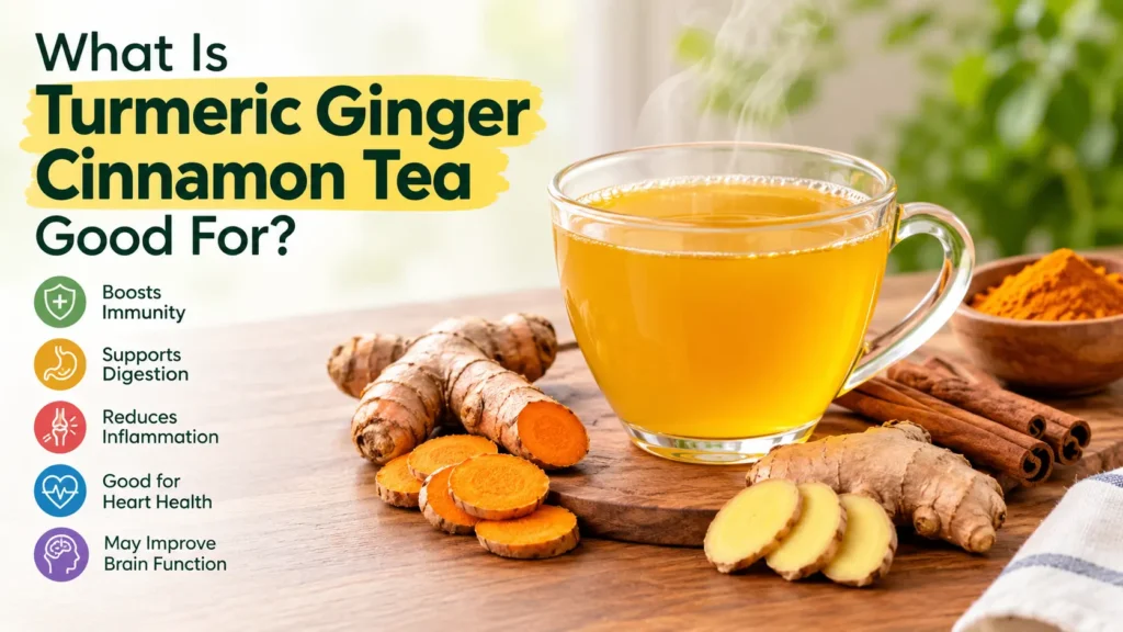 Turmeric Ginger Cinnamon Tea Benefits