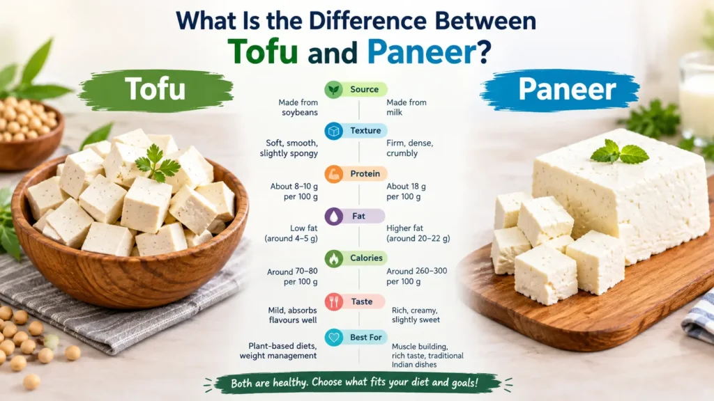 Tofu vs Paneer Protein